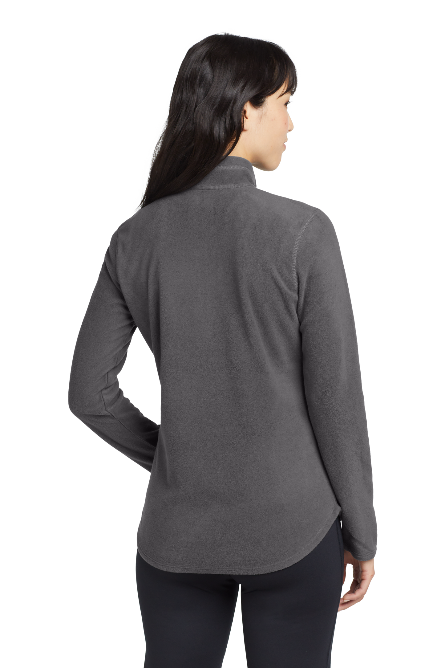 Eddie Bauer® Women's 1/2-Zip Microfleece Jacket - Grey Steel