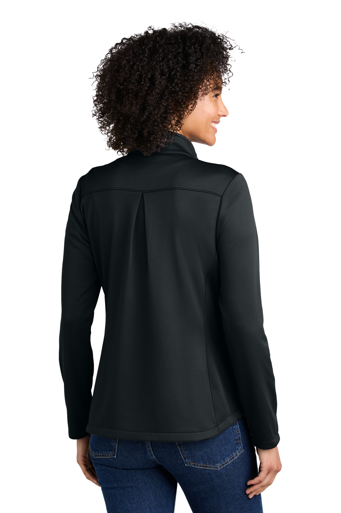 Eddie Bauer® Women’s Smooth Mid Layer Fleece 1/2-Zip - Black