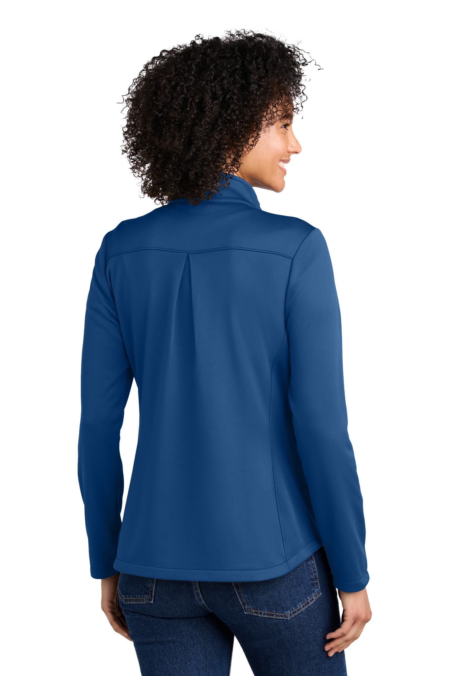 Eddie Bauer® Women’s Smooth Mid Layer Fleece 1/2-Zip - Cobalt Blue