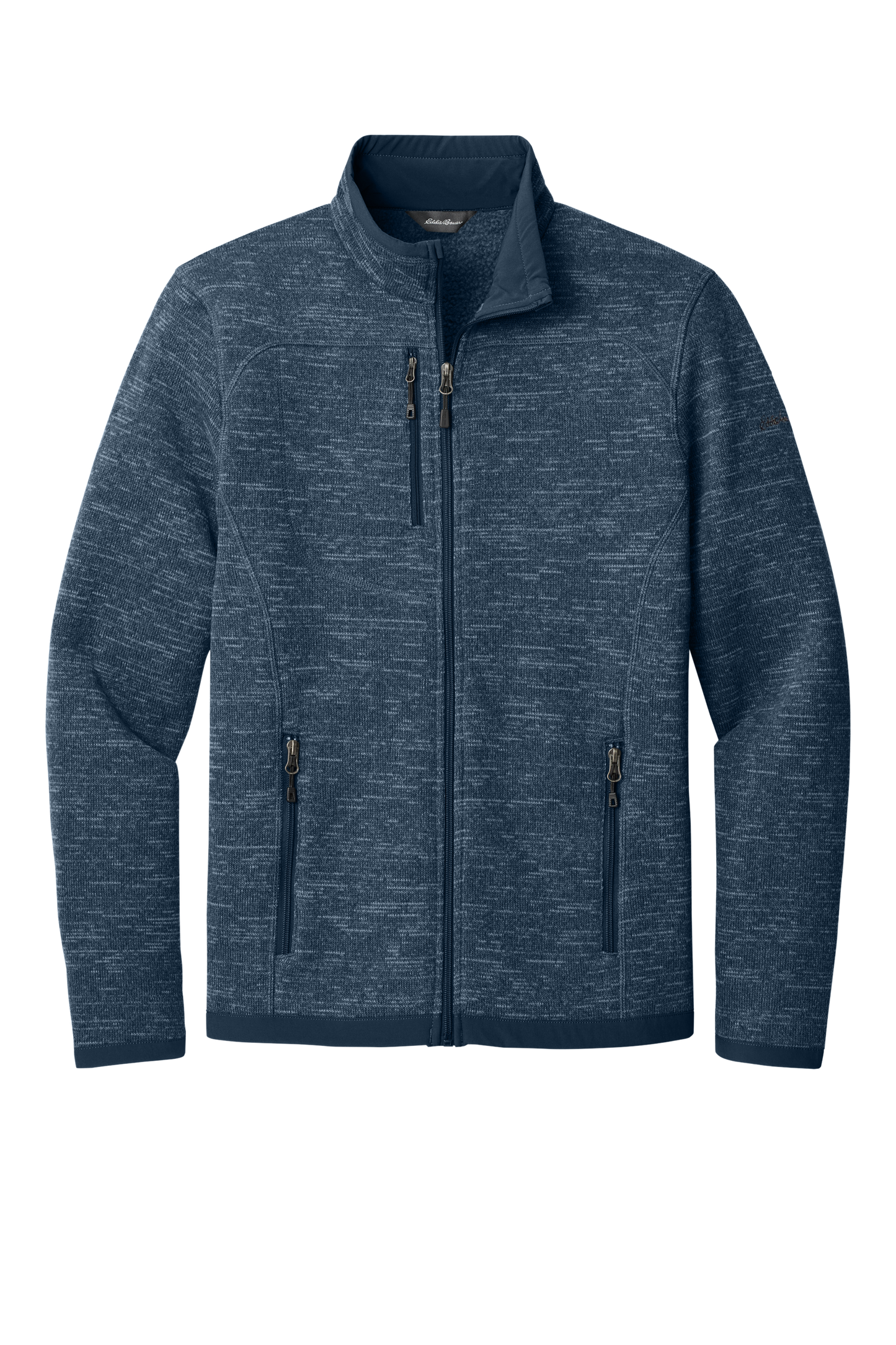 Eddie Bauer ® Sweater Fleece Full-Zip - River Blue Navy Heather