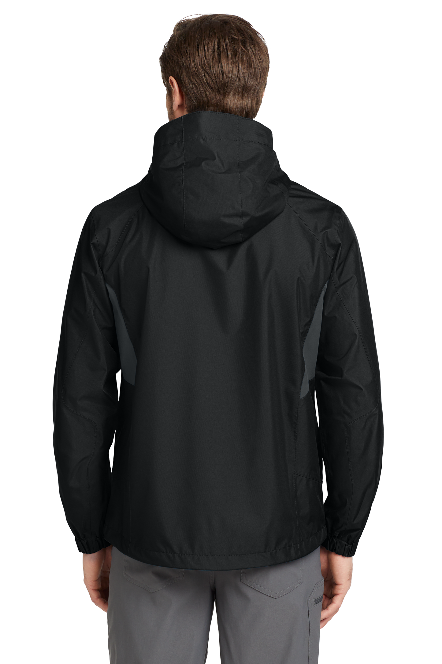 Eddie Bauer® - Rain Jacket - Black / Steel Grey