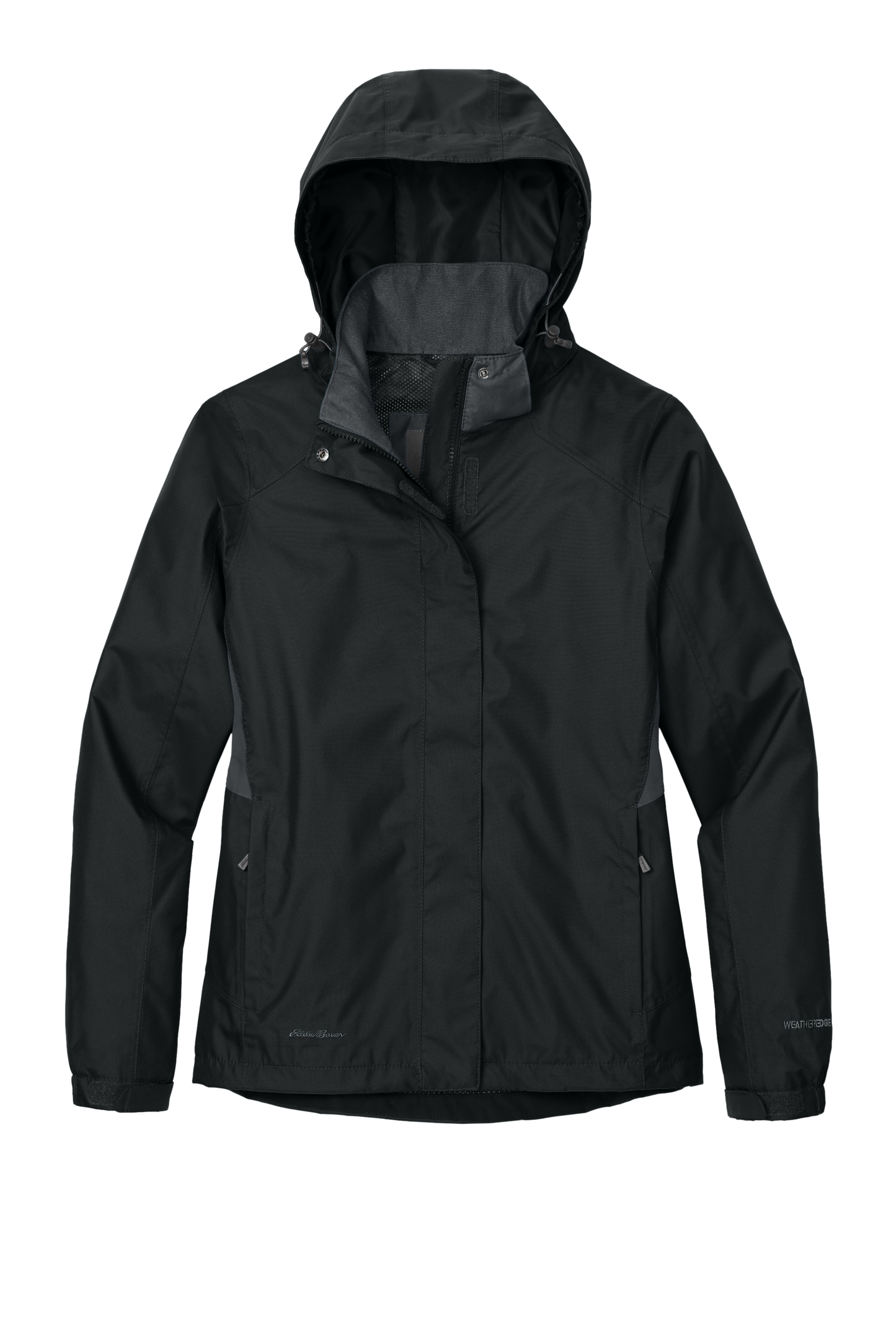 Eddie Bauer® Women's Rain Jacket - Black / Steel Grey