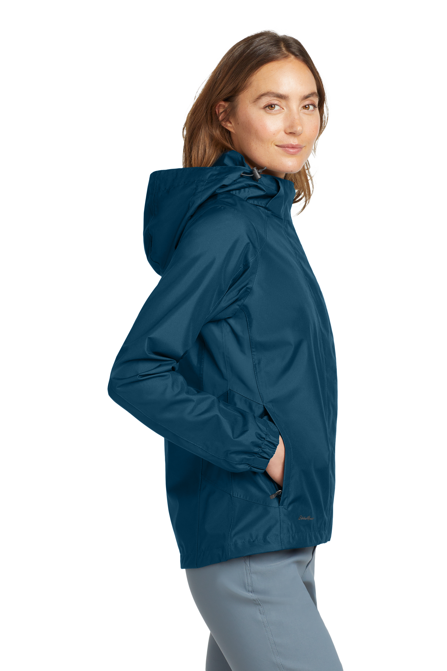 Eddie Bauer® Women's Rain Jacket - Deep Blue Sea