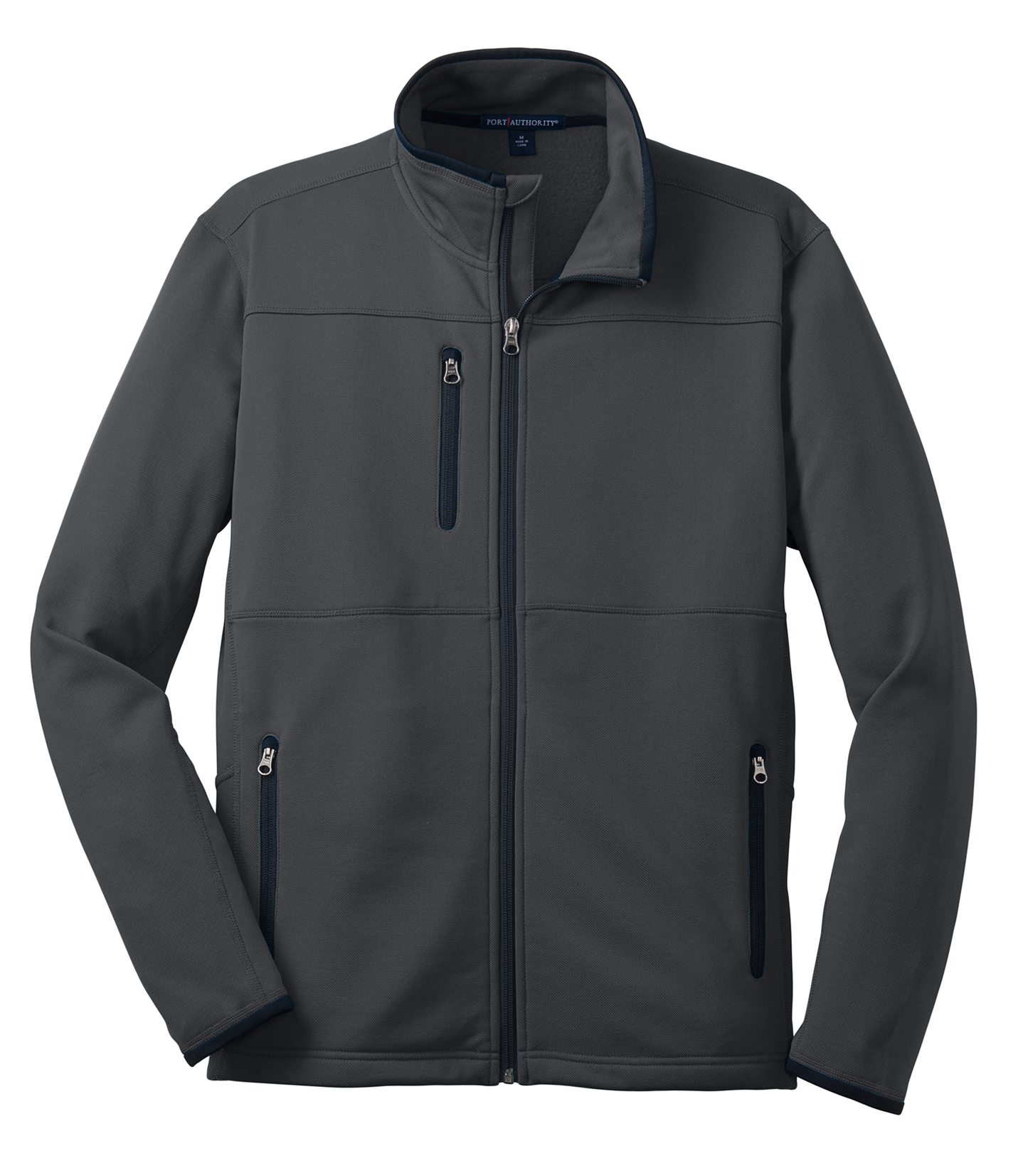 Port Authority® Pique Fleece Jacket - Graphite