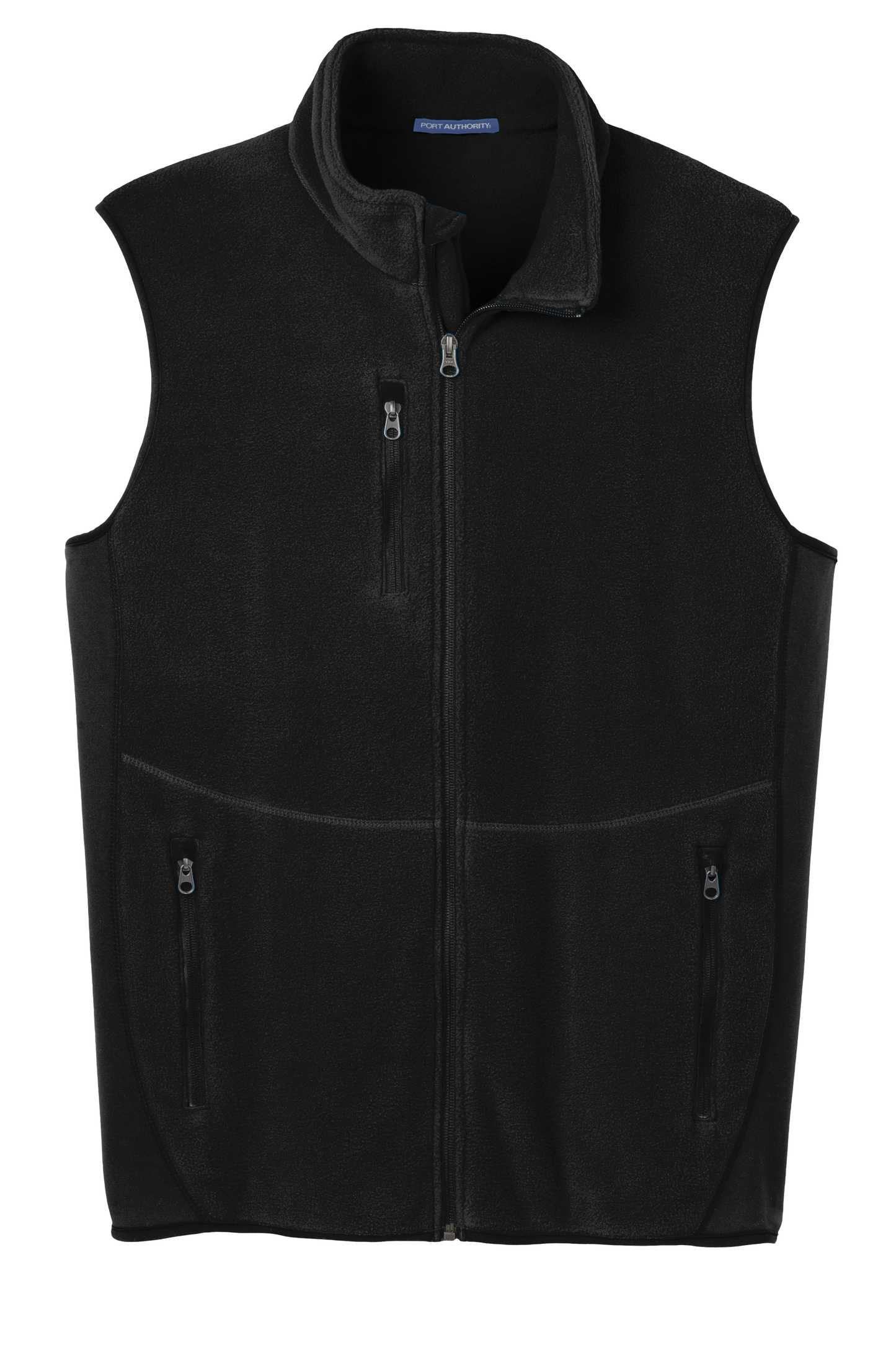 Port Authority® R-Tek® Pro Fleece Full-Zip Vest - Black / Black