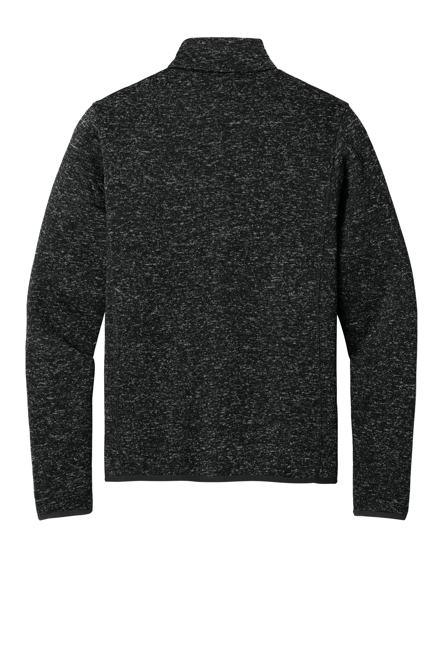 Port Authority® Sweater Fleece Jacket - Black Heather