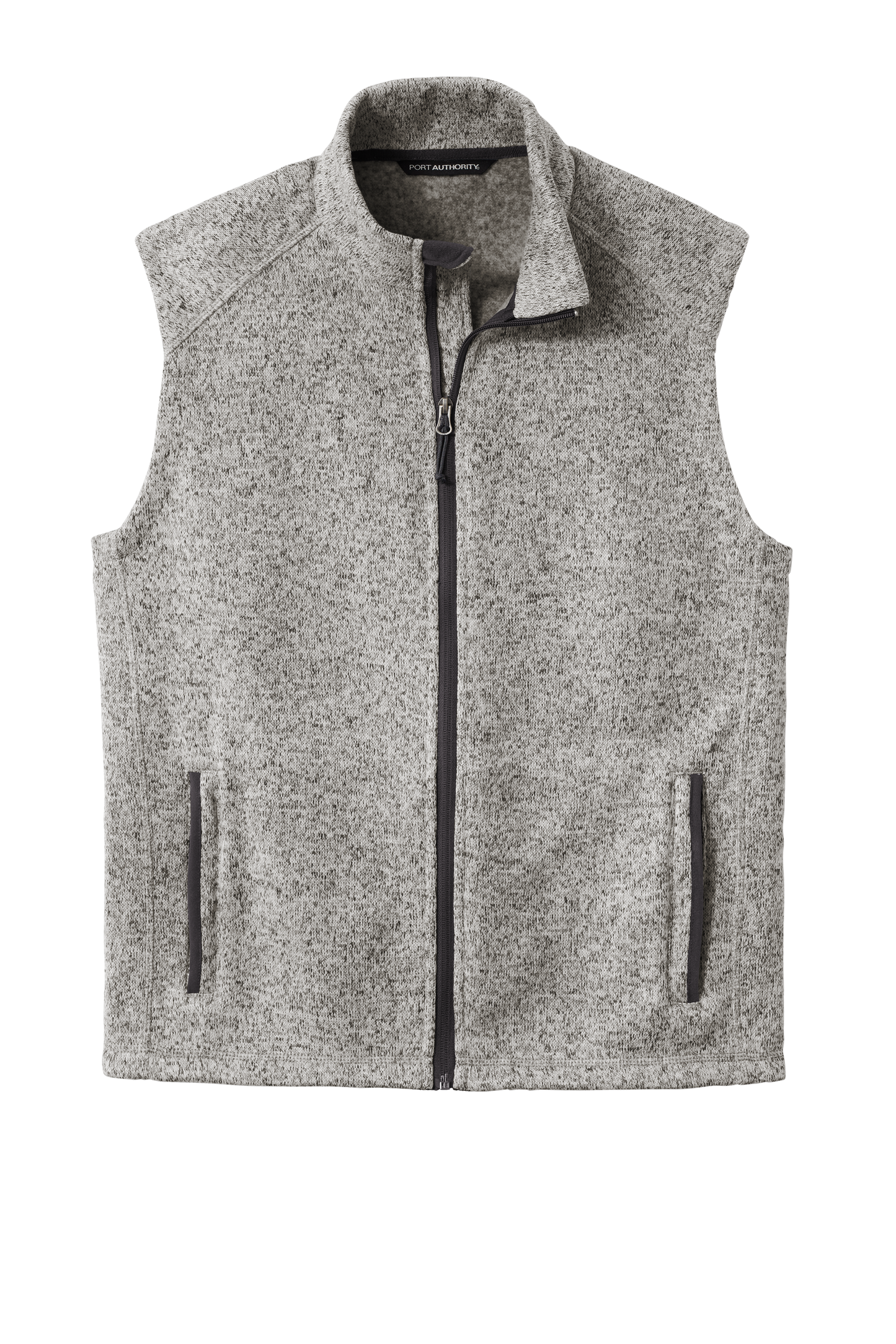 Port Authority ® Sweater Fleece Vest - Grey Heather