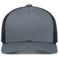 Pacific Headwear Trucker Snapback Cap - Graphite/Black/Graphite