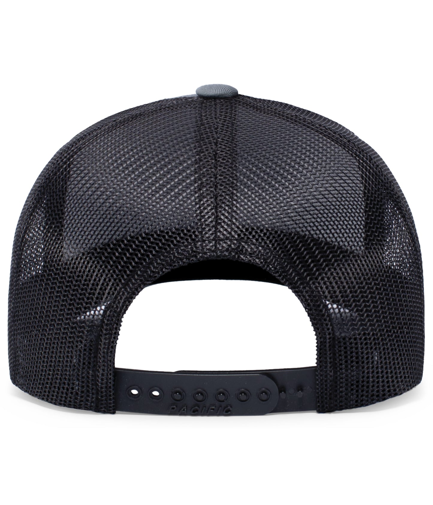 Pacific Headwear Trucker Snapback Cap - Graphite/Black/Graphite