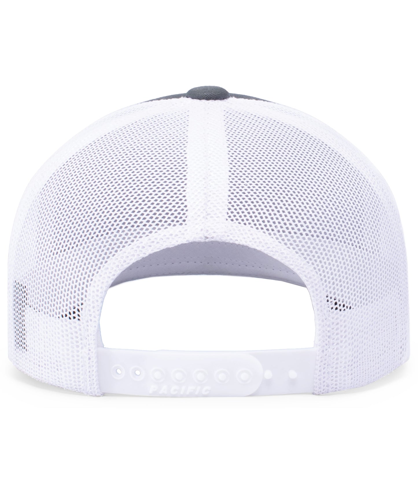 Pacific Headwear Trucker Snapback Cap - Graphite/White/Graphite