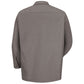 Industrial Work Shirt Long Sleeve -  Gray