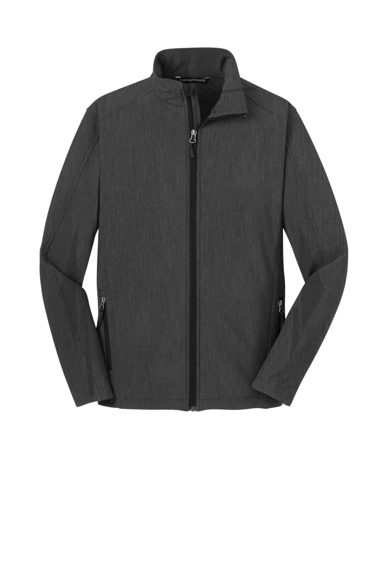 Port Authority® Core Soft Shell Jacket - Black Charcoal Heather