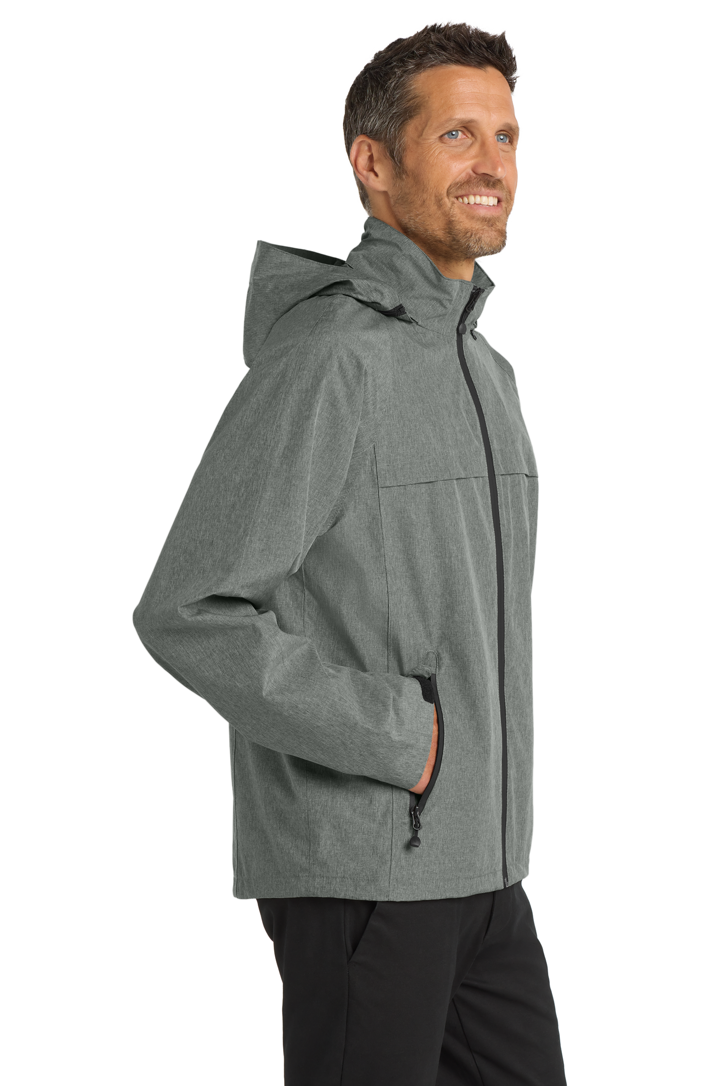 Port Authority® Torrent Waterproof Jacket - Dark Grey Heather