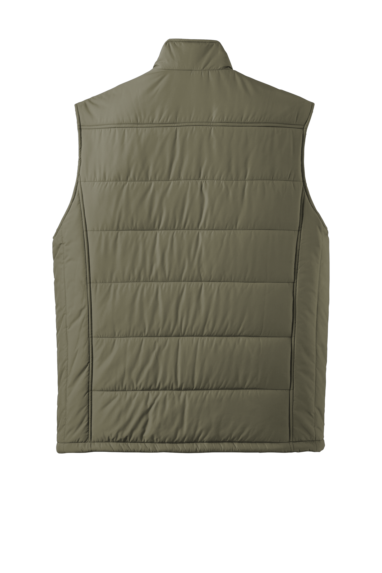 Port Authority® Puffy Vest - Olive/ Cayenne