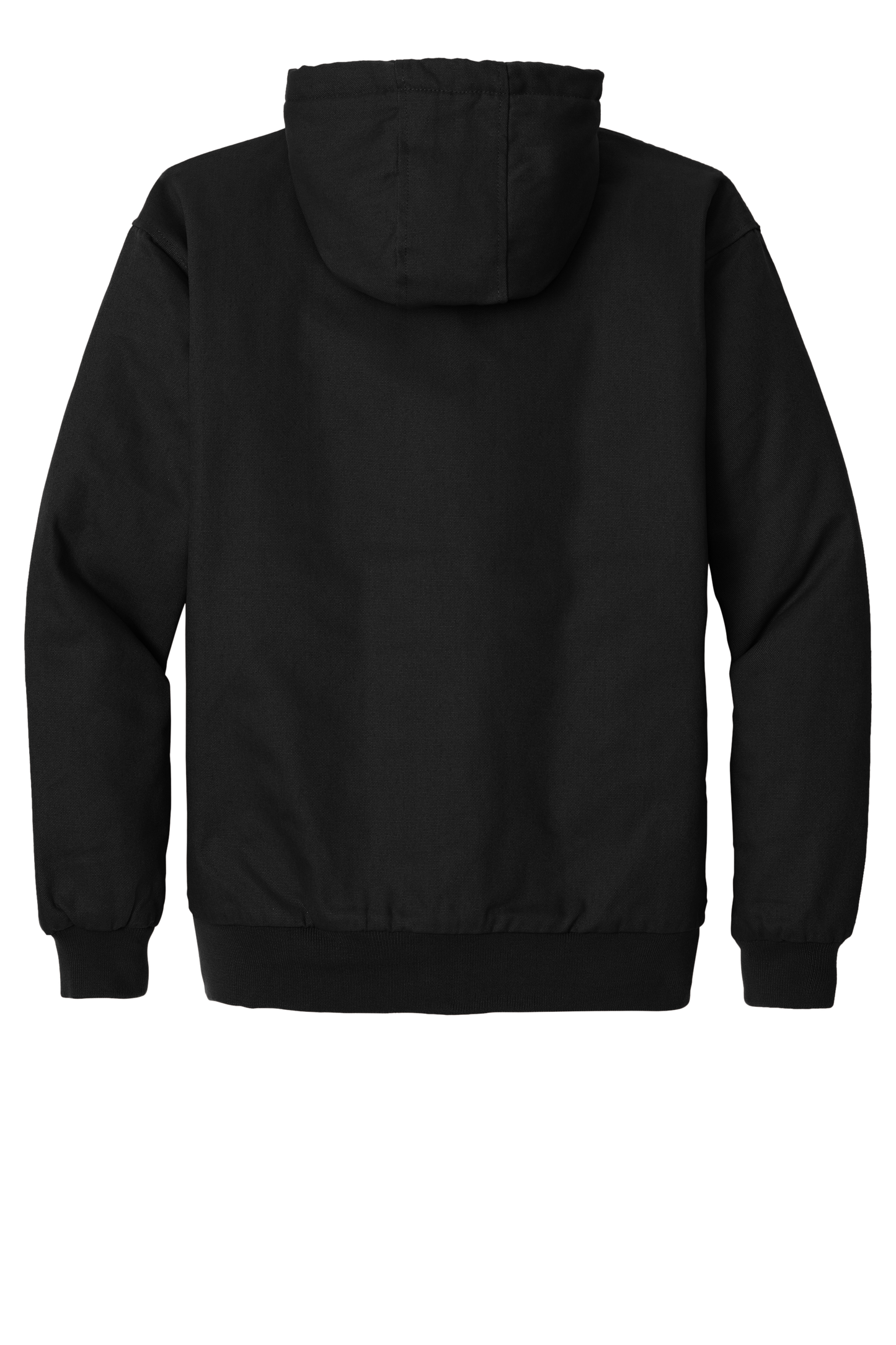 CornerStone® - Duck Cloth Hooded Work Jacket - Black