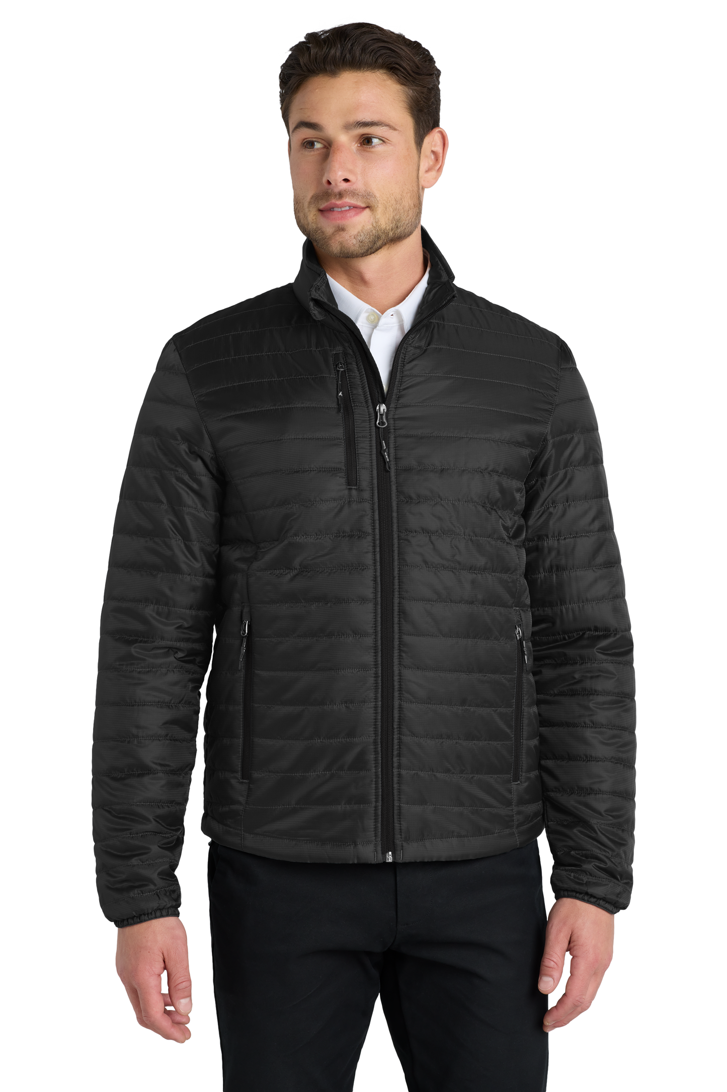 Port Authority® Packable Puffy Jacket - Deep Black