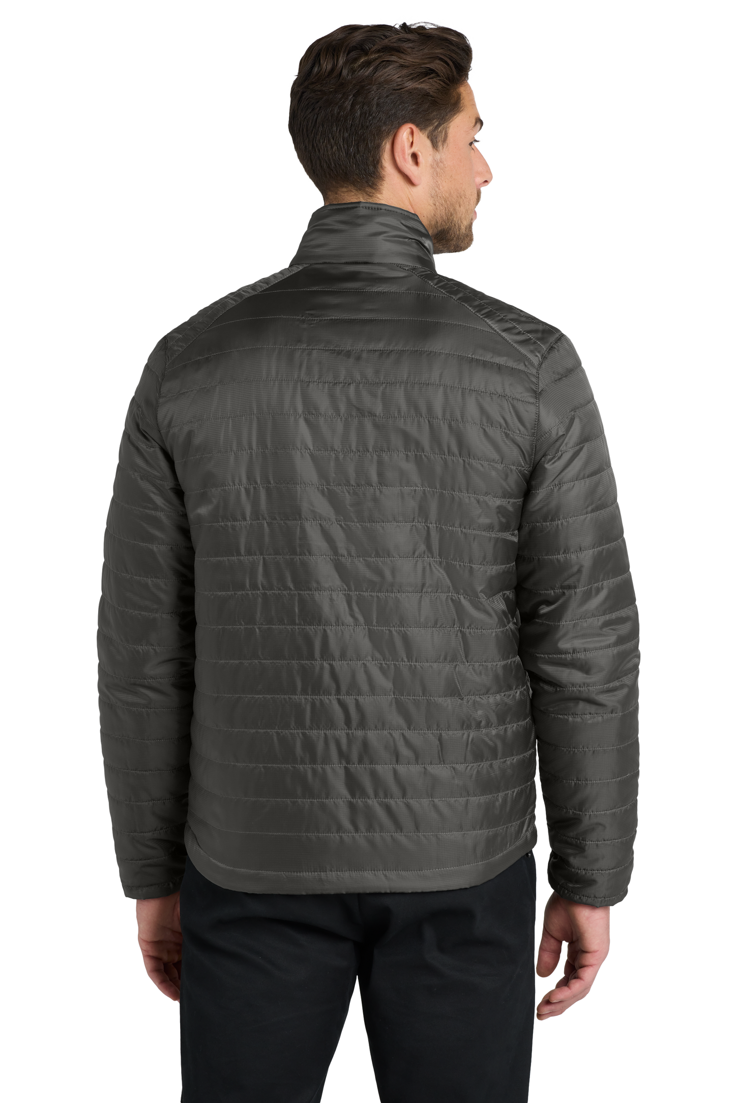 Port Authority® Packable Puffy Jacket - Sterling Grey / Graphite