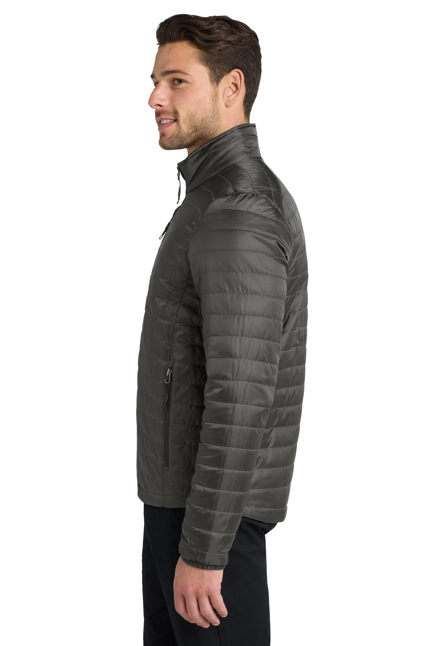 Port Authority® Packable Puffy Jacket - Sterling Grey / Graphite