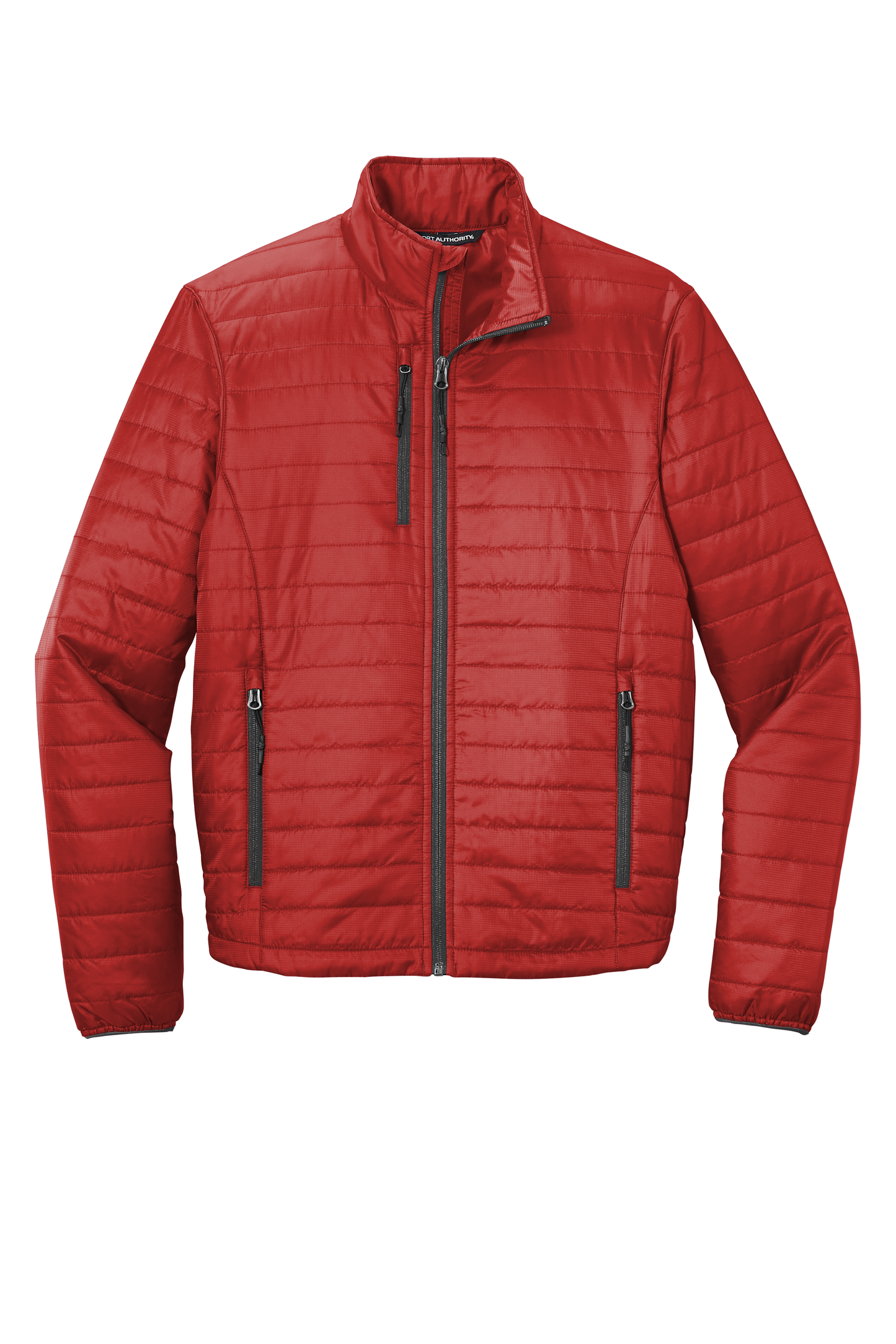 Port Authority® Packable Puffy Jacket - Fire Red / Graphite