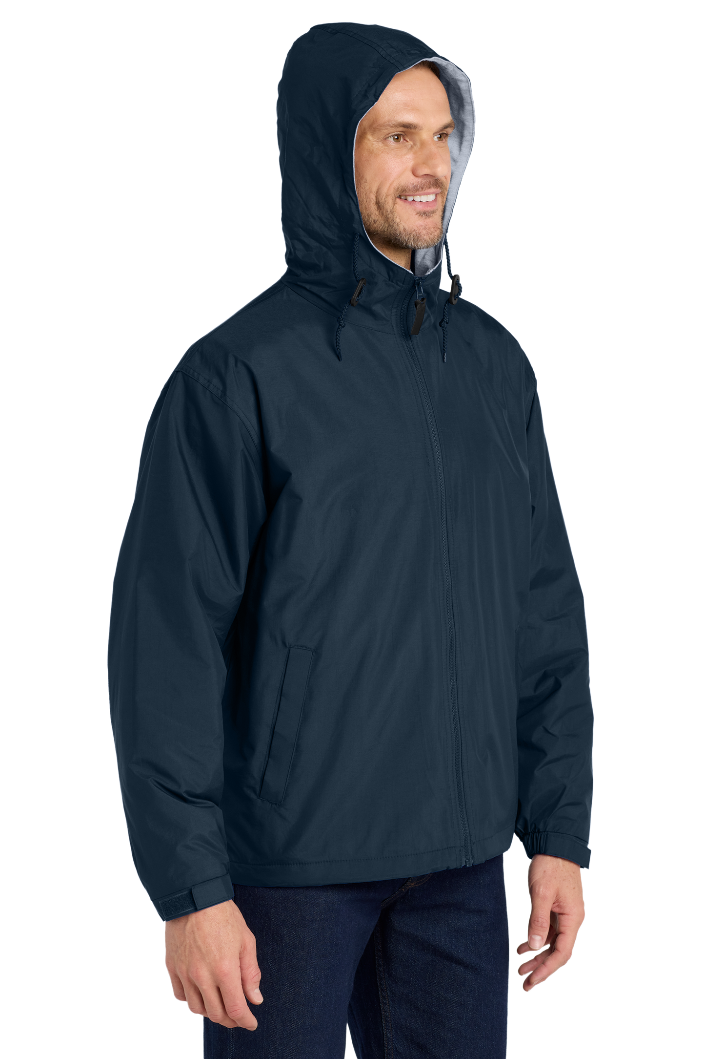 Port Authority® Team Jacket - Bright Navy / Light Oxford