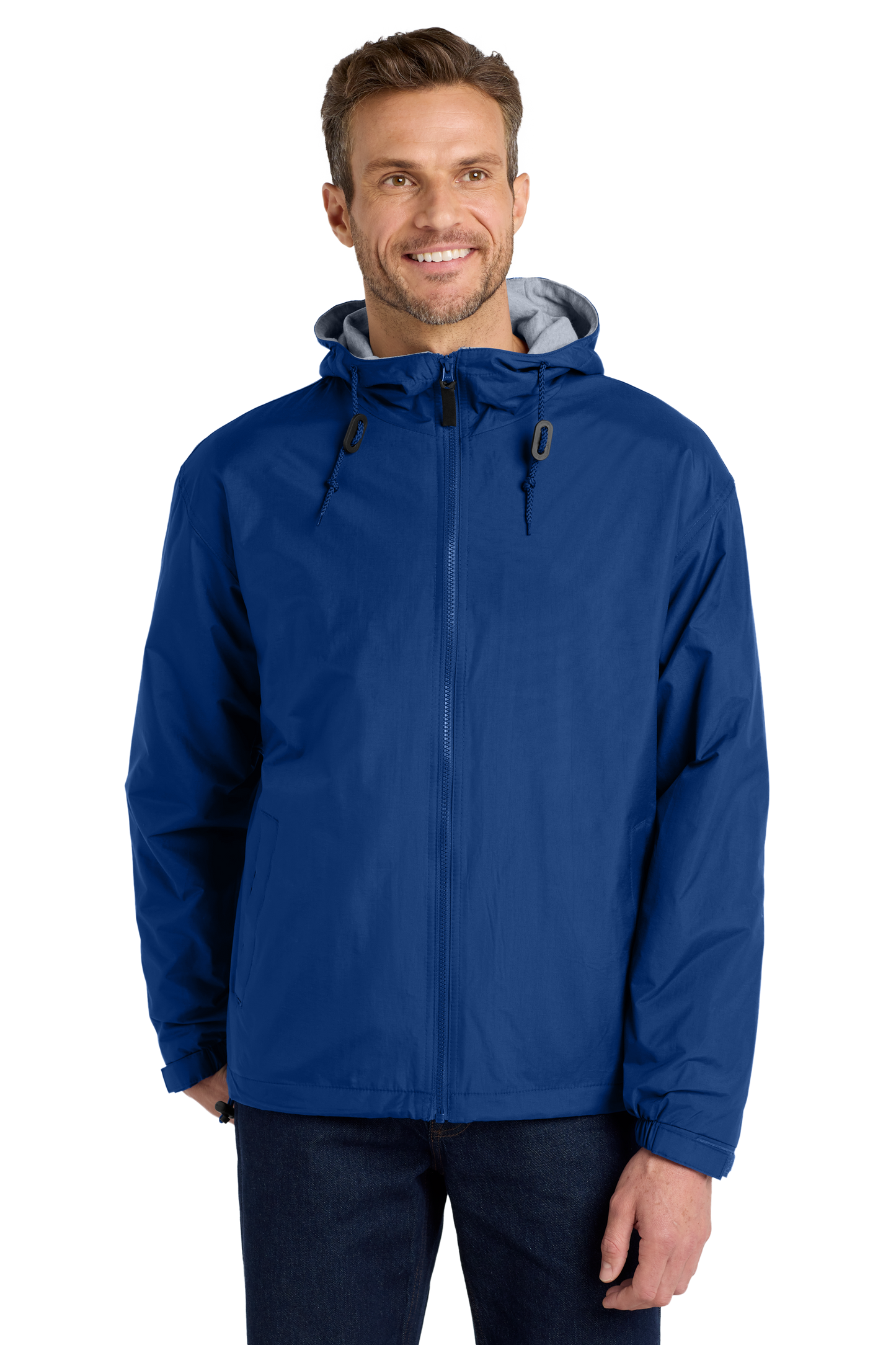 Port Authority® Team Jacket - Royal / Light Oxford