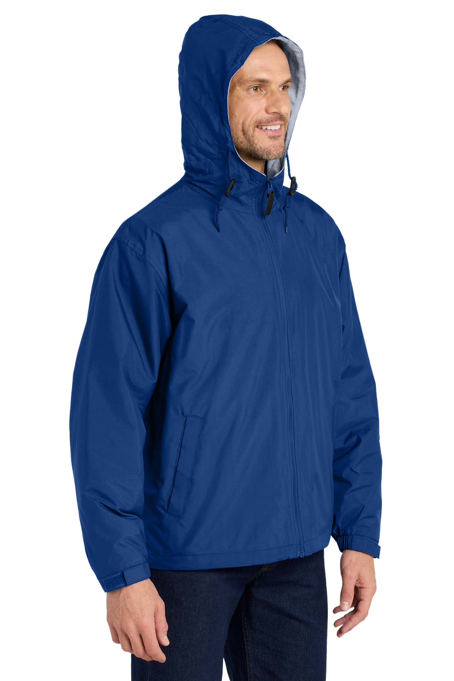 Port Authority® Team Jacket - Royal / Light Oxford