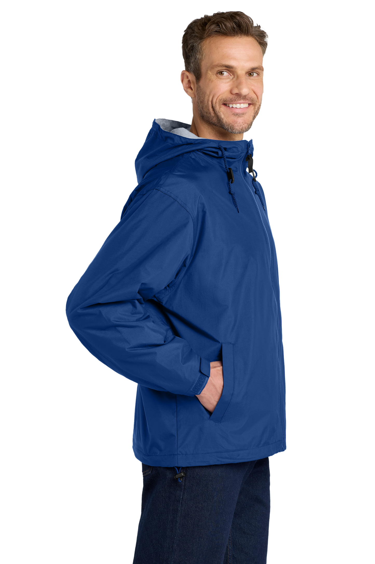 Port Authority® Team Jacket - Royal / Light Oxford