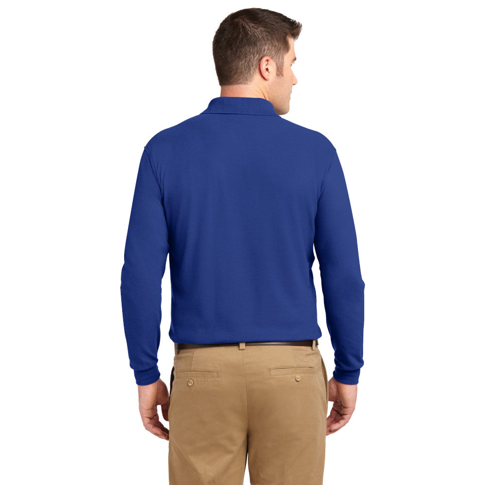 Port Authority® Silk Touch™ Long Sleeve Polo - Royal