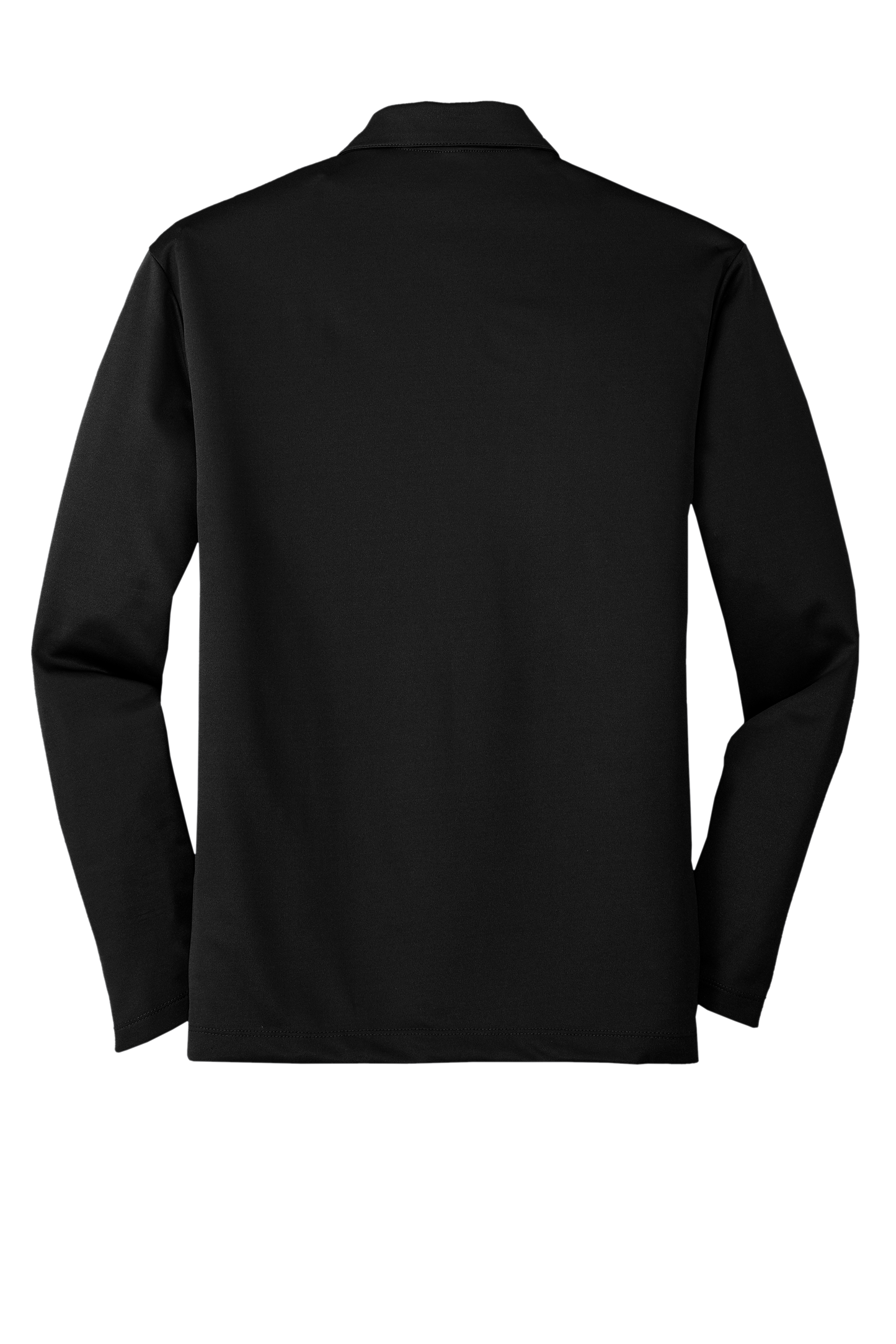 Port Authority® Silk Touch™ Performance Long Sleeve Polo - Black