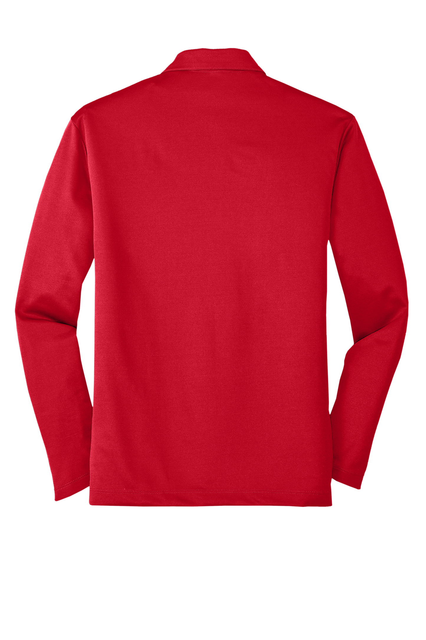 Port Authority® Silk Touch™ Performance Long Sleeve Polo - Red