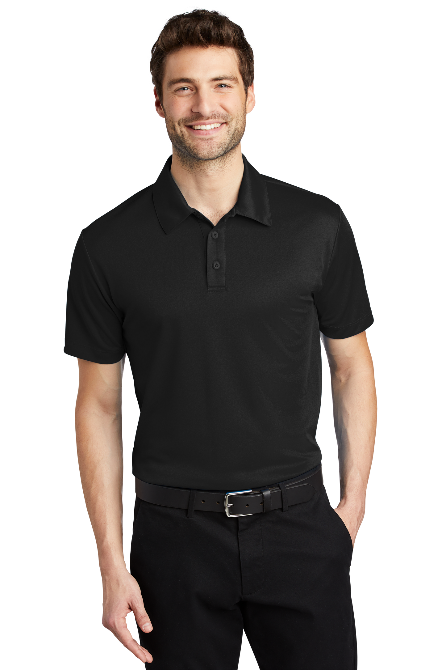 Port Authority® Silk Touch™ Performance Polo - Black