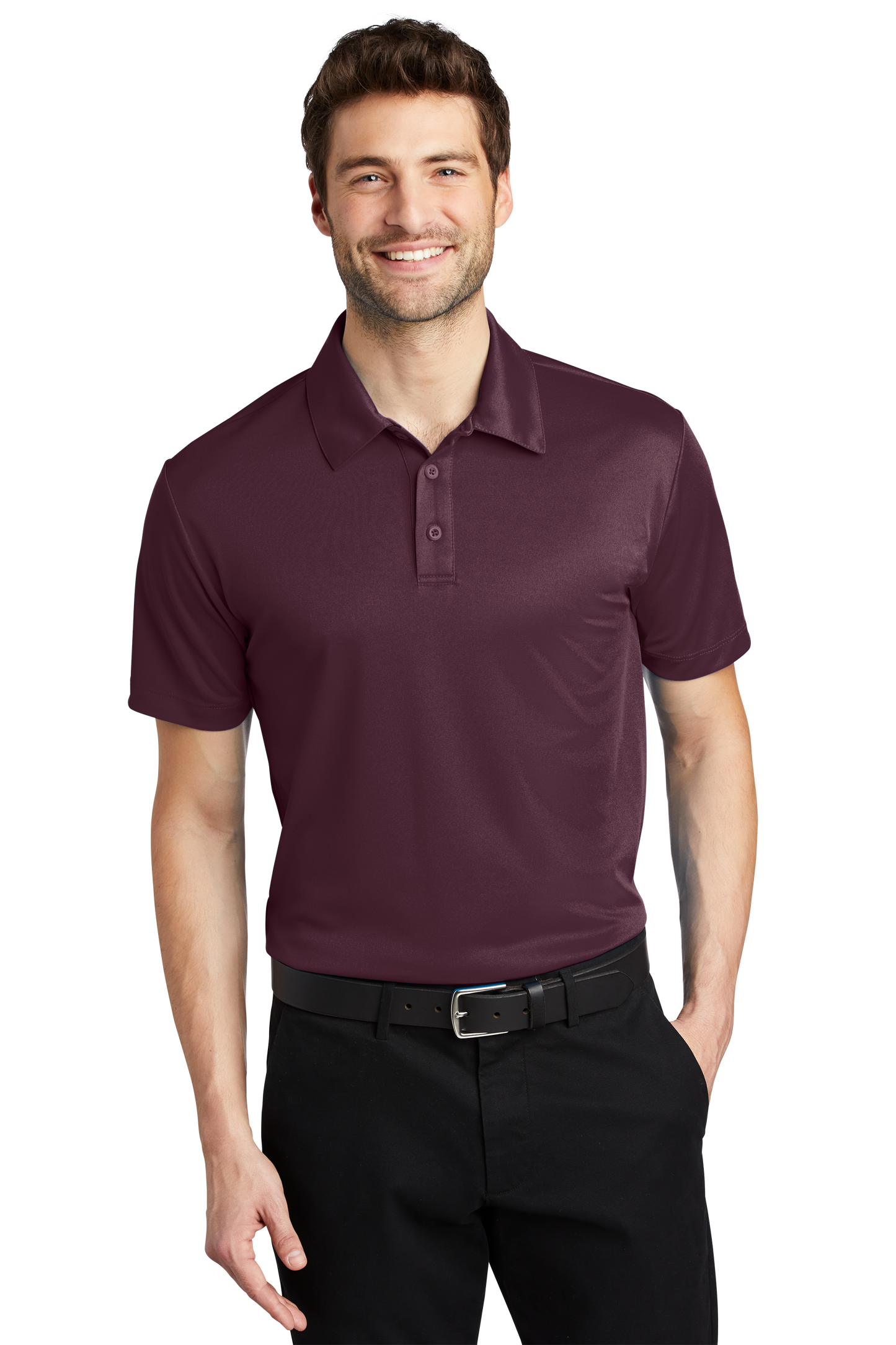 Port Authority® Silk Touch™ Performance Polo - Maroon