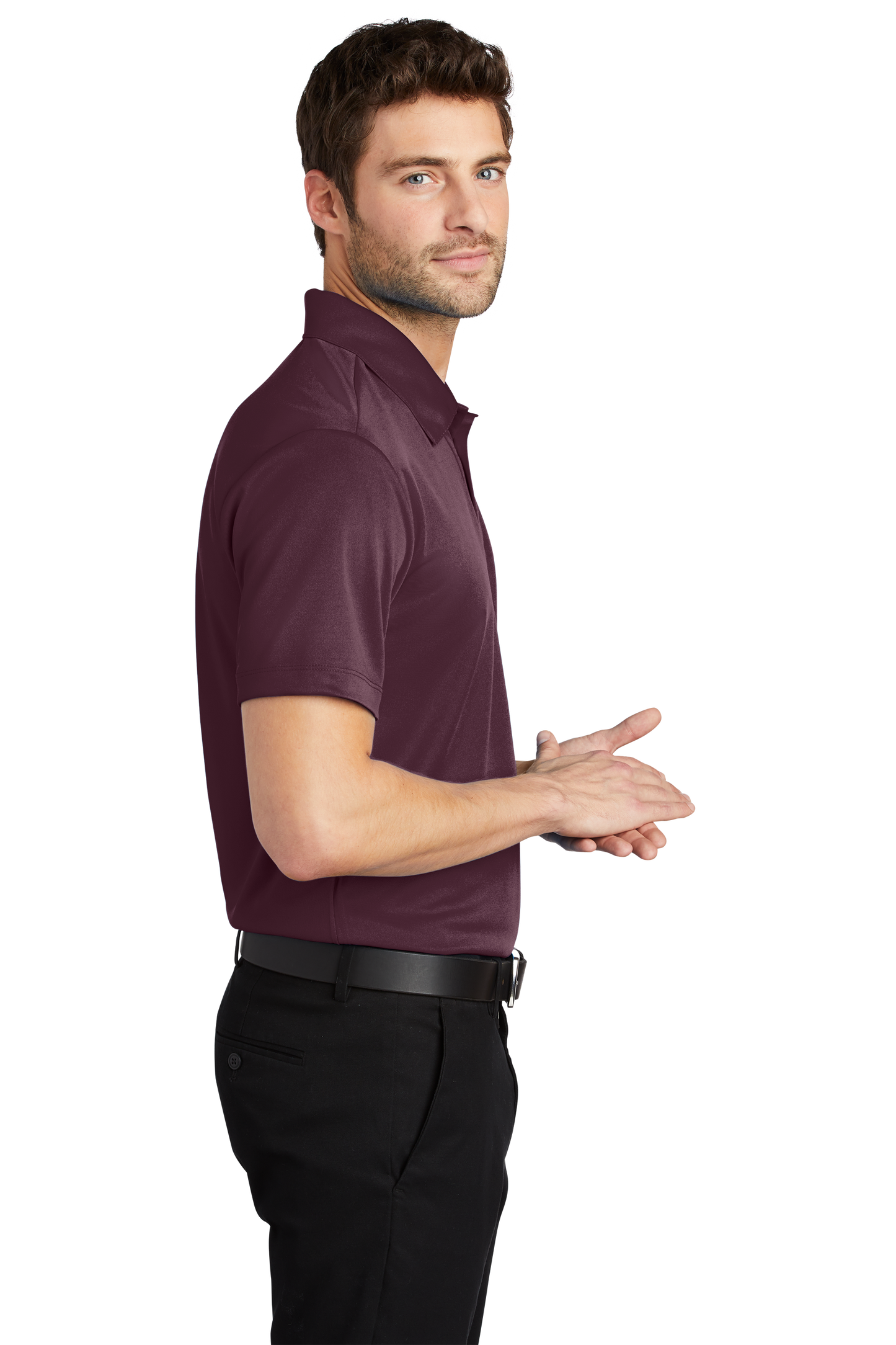 Port Authority® Silk Touch™ Performance Polo - Maroon