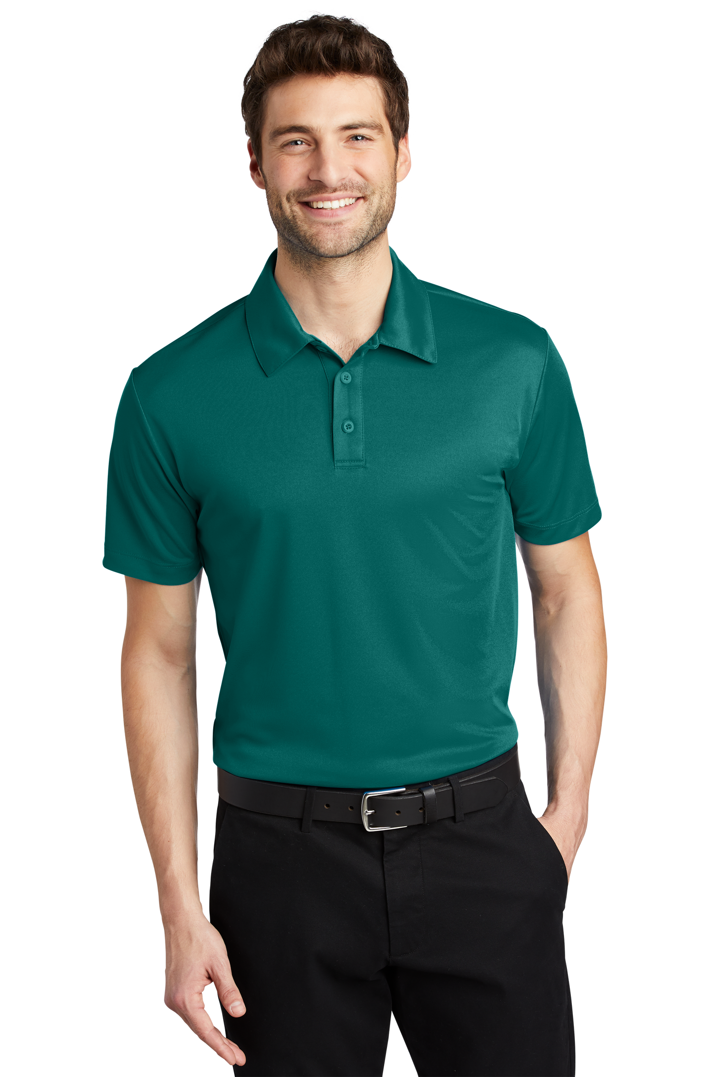 Port Authority® Silk Touch™ Performance Polo - Teal Green