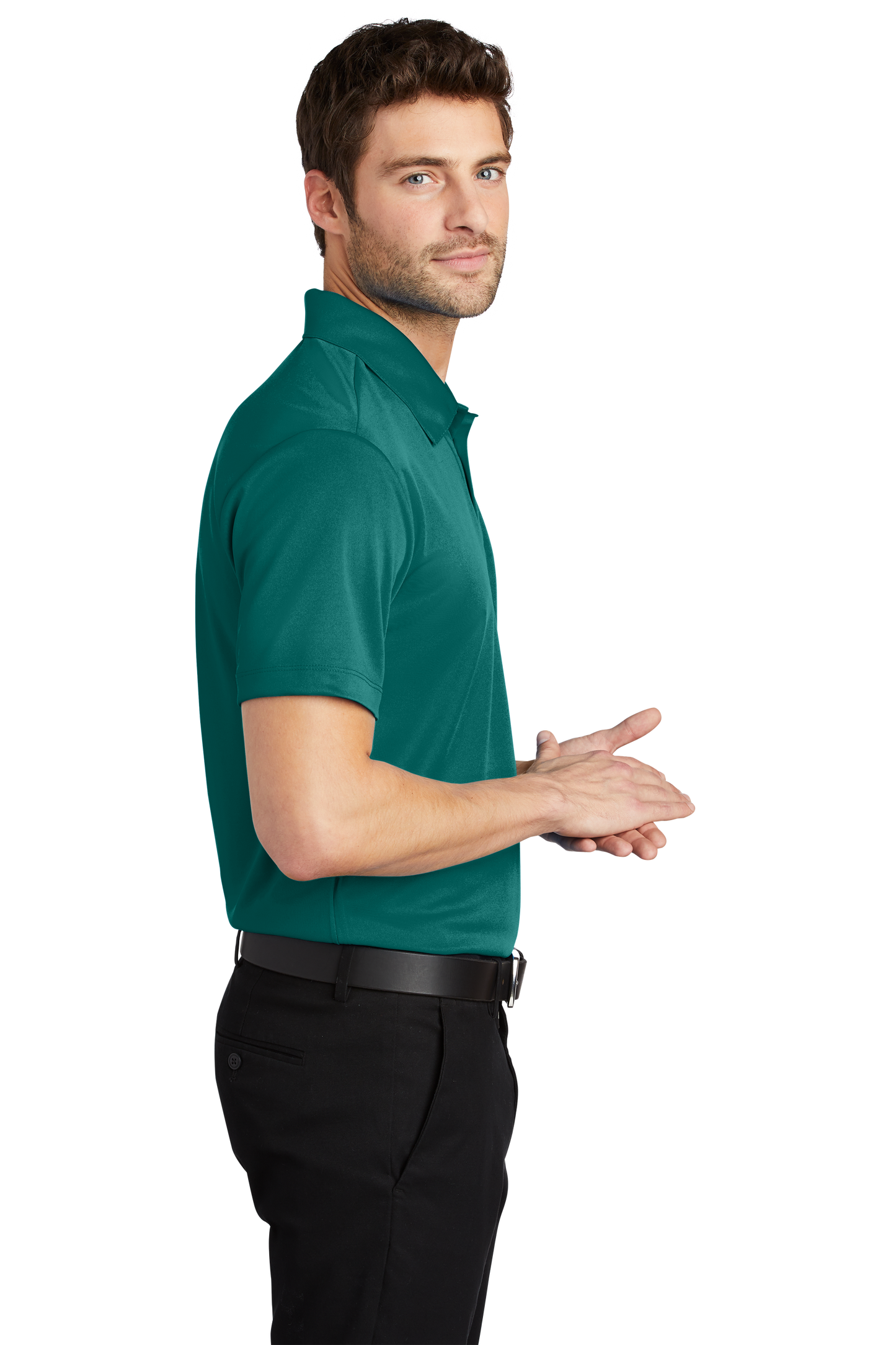 Port Authority® Silk Touch™ Performance Polo - Teal Green