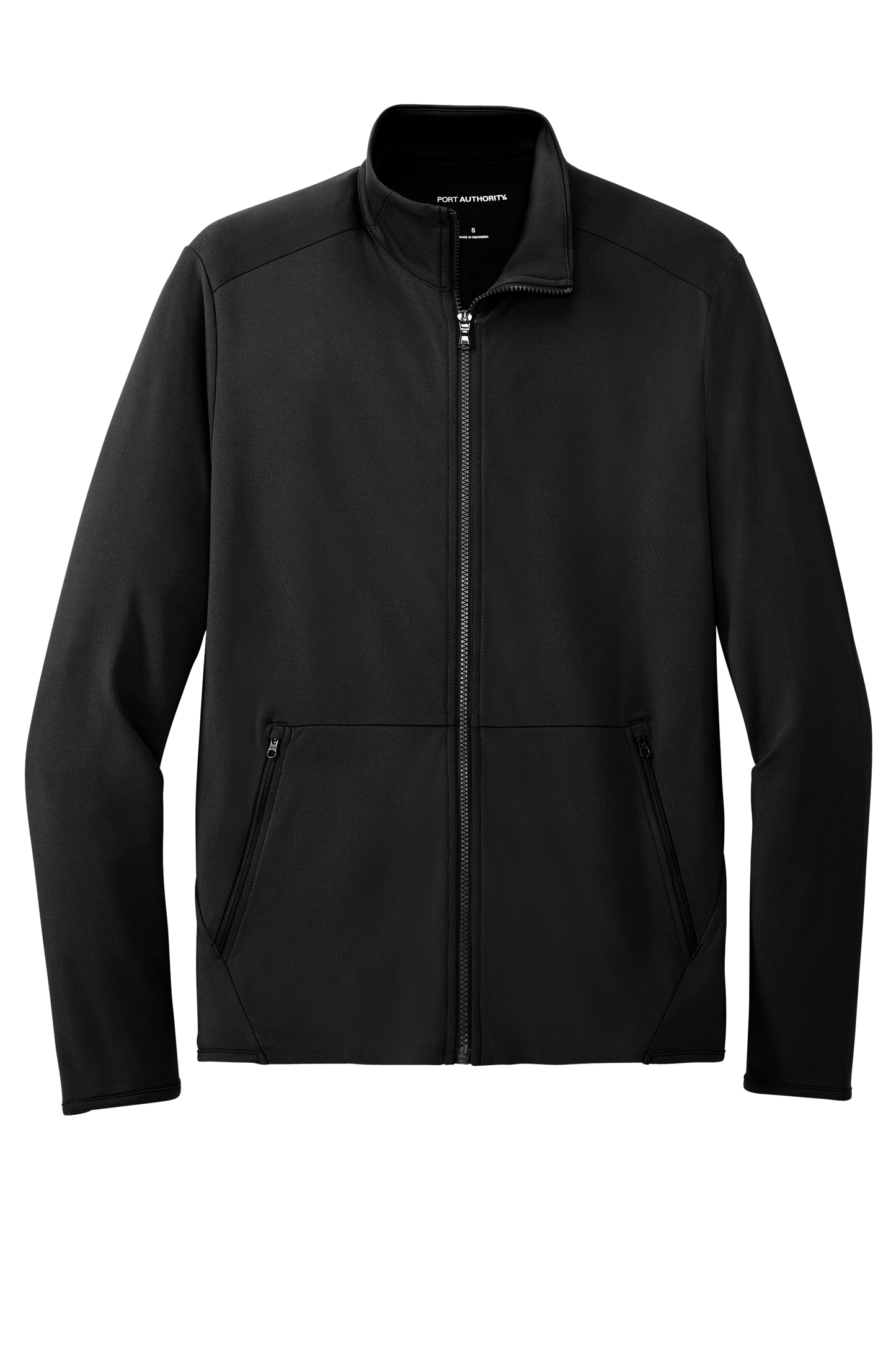 Port Authority® Accord Stretch Fleece Full-Zip - Black