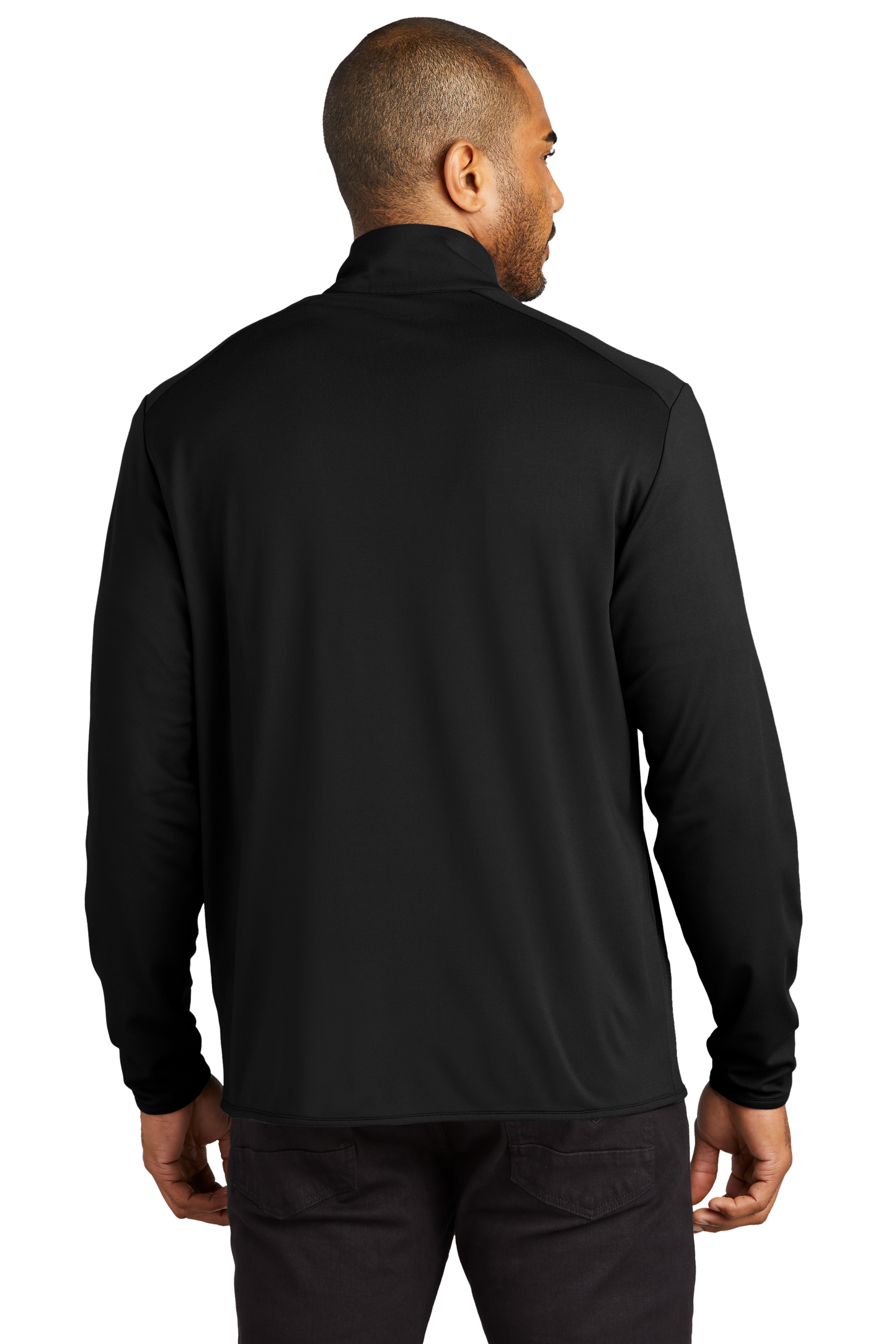 Port Authority® Accord Stretch Fleece Full-Zip - Black