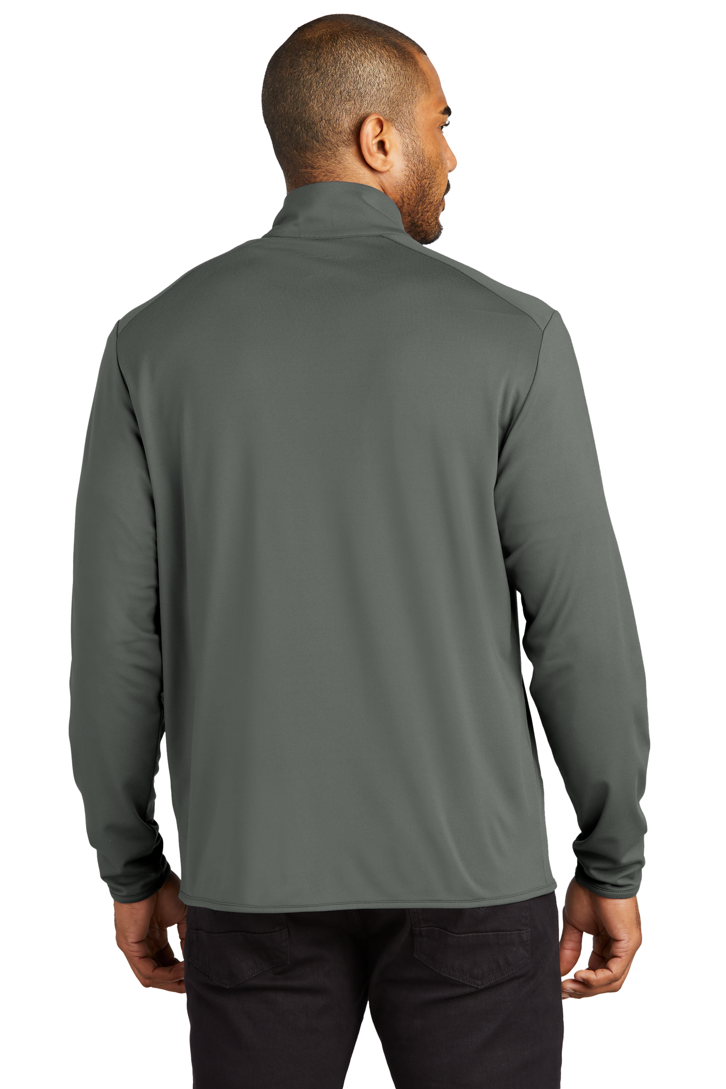 Port Authority® Accord Stretch Fleece Full-Zip - Pewter