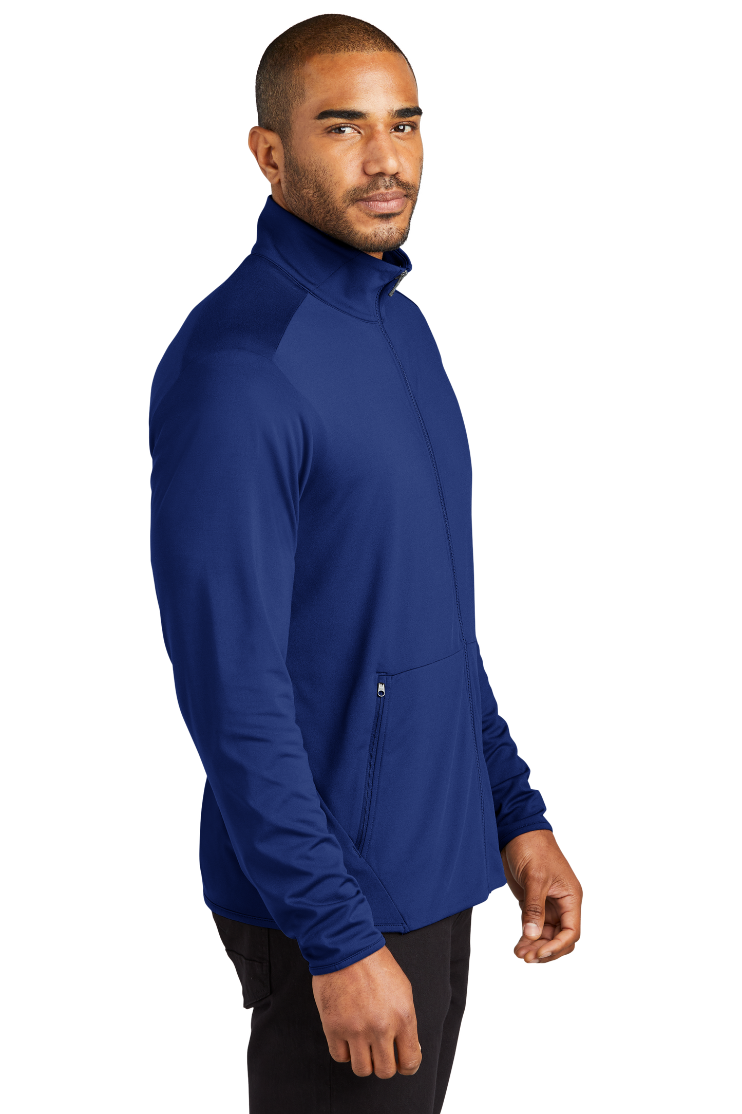 Port Authority® Accord Stretch Fleece Full-Zip - Royal