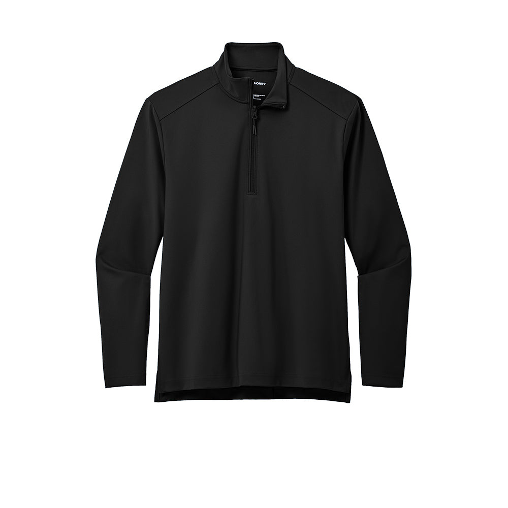 Port Authority® C-FREE® Double Knit 1/4-Zip - Deep Black