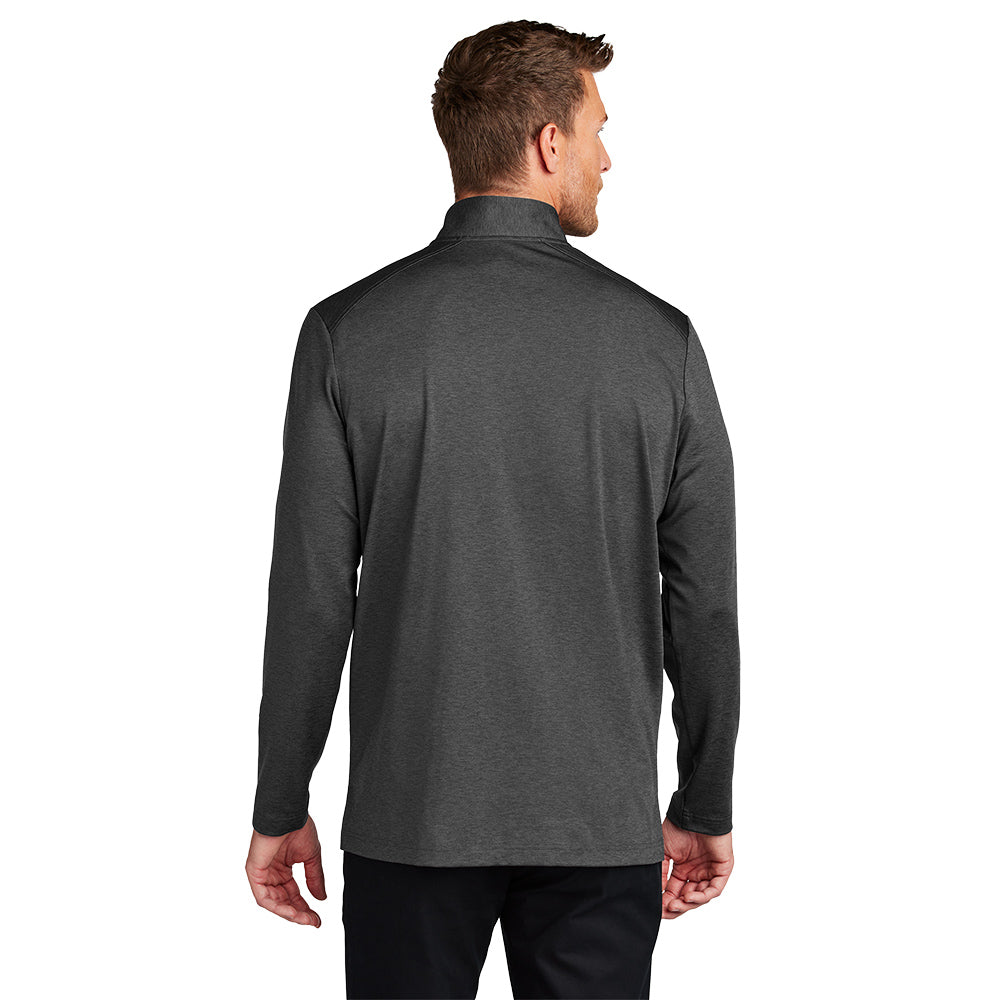 Port Authority® C-FREE® Double Knit 1/4-Zip - Grey Steel Heather