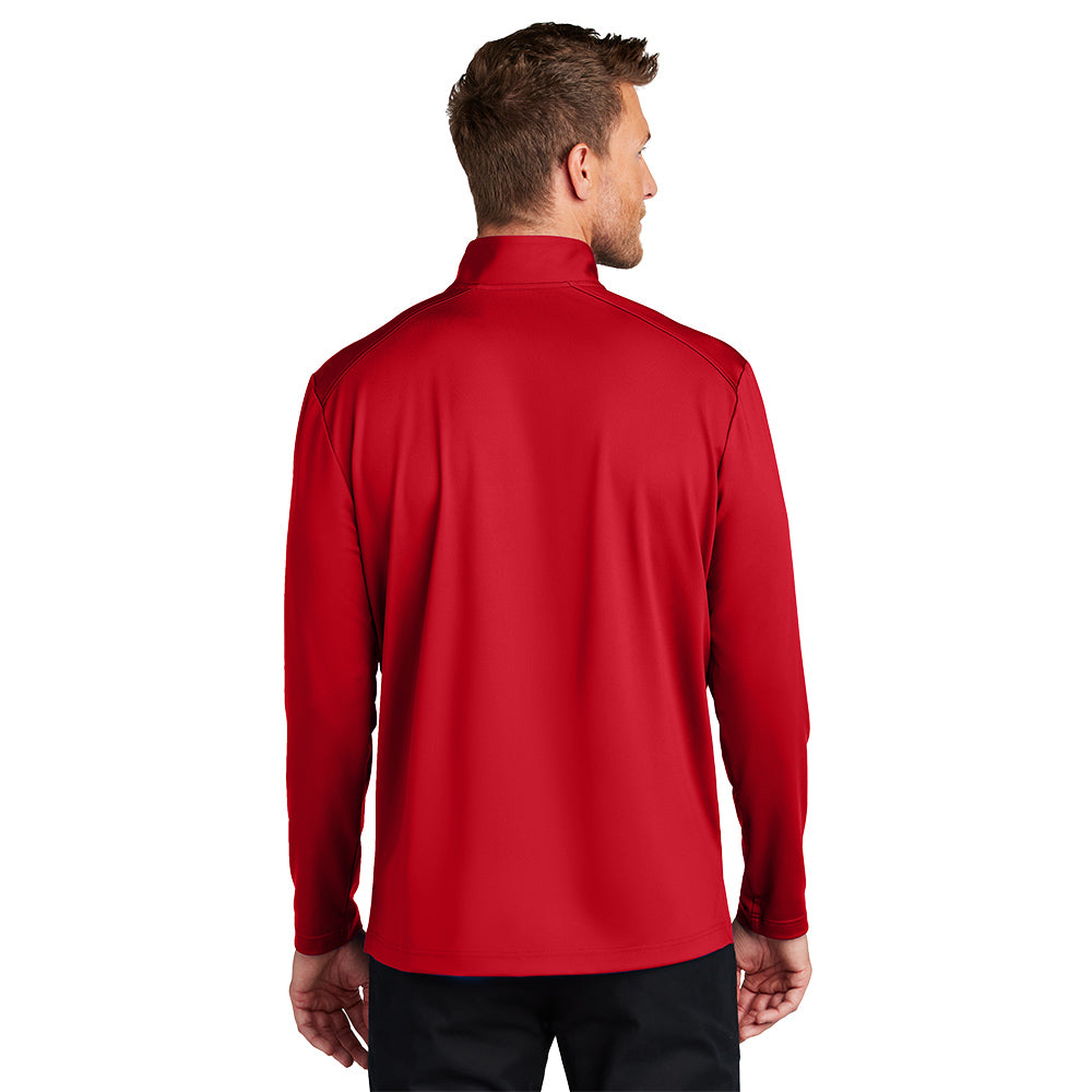 Port Authority® C-FREE® Double Knit 1/4-Zip - Rich Red