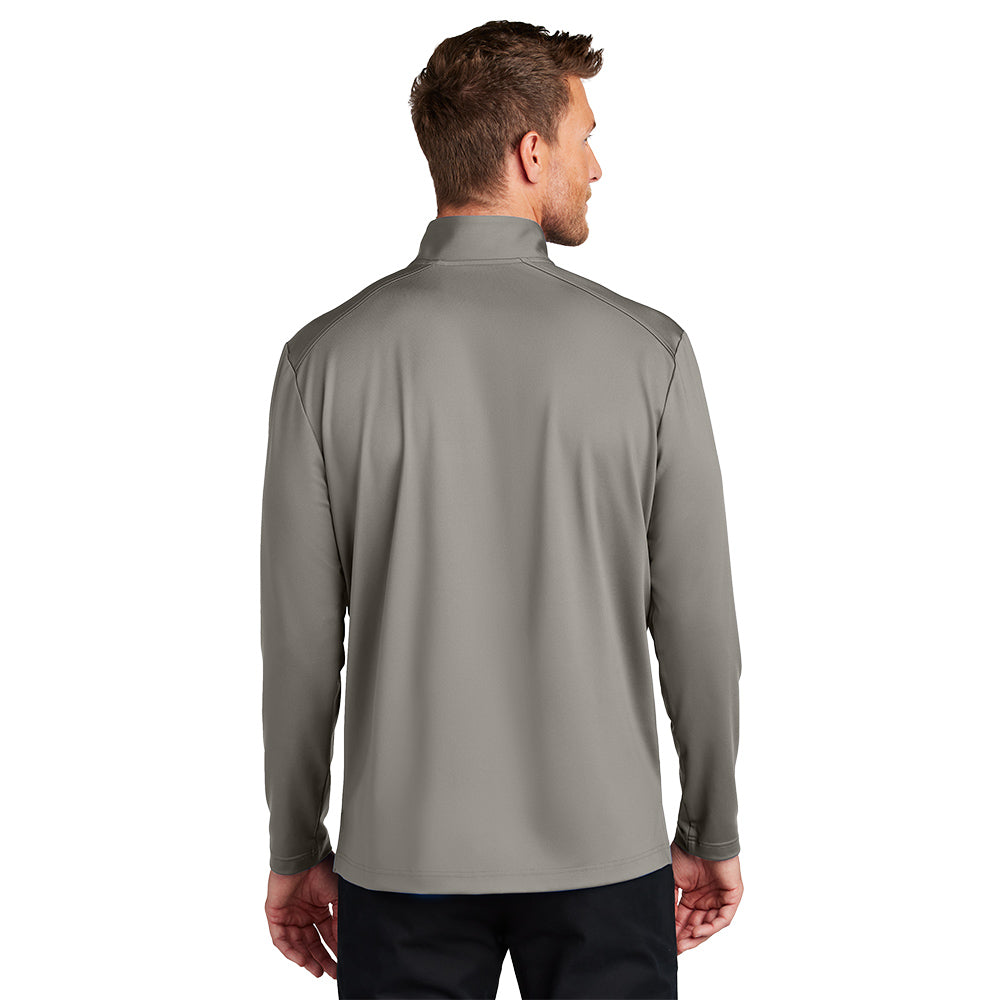 Port Authority® C-FREE® Double Knit 1/4-Zip - Smoke Grey