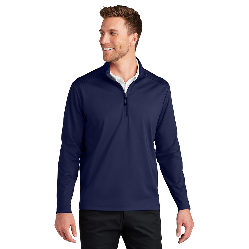 Port Authority® C-FREE® Double Knit 1/4-Zip - True Navy