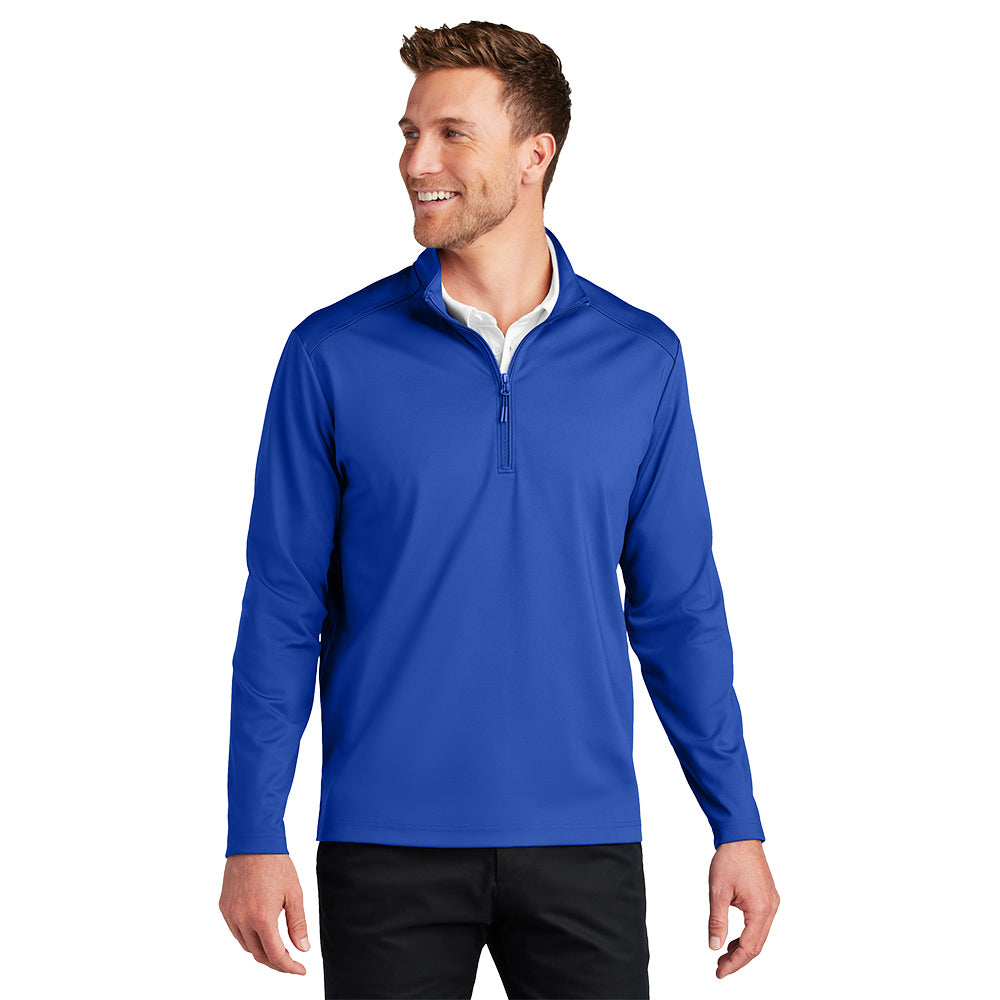 Port Authority® C-FREE® Double Knit 1/4-Zip - True Royal