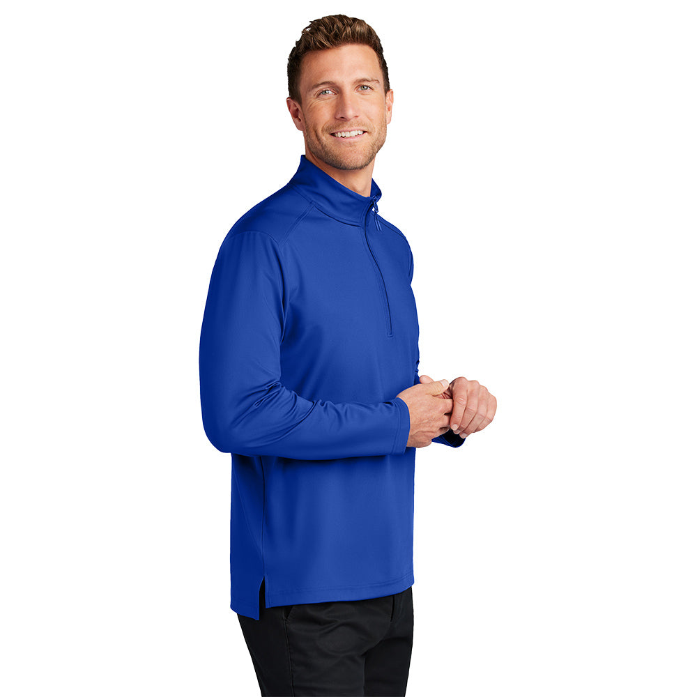 Port Authority® C-FREE® Double Knit 1/4-Zip - True Royal