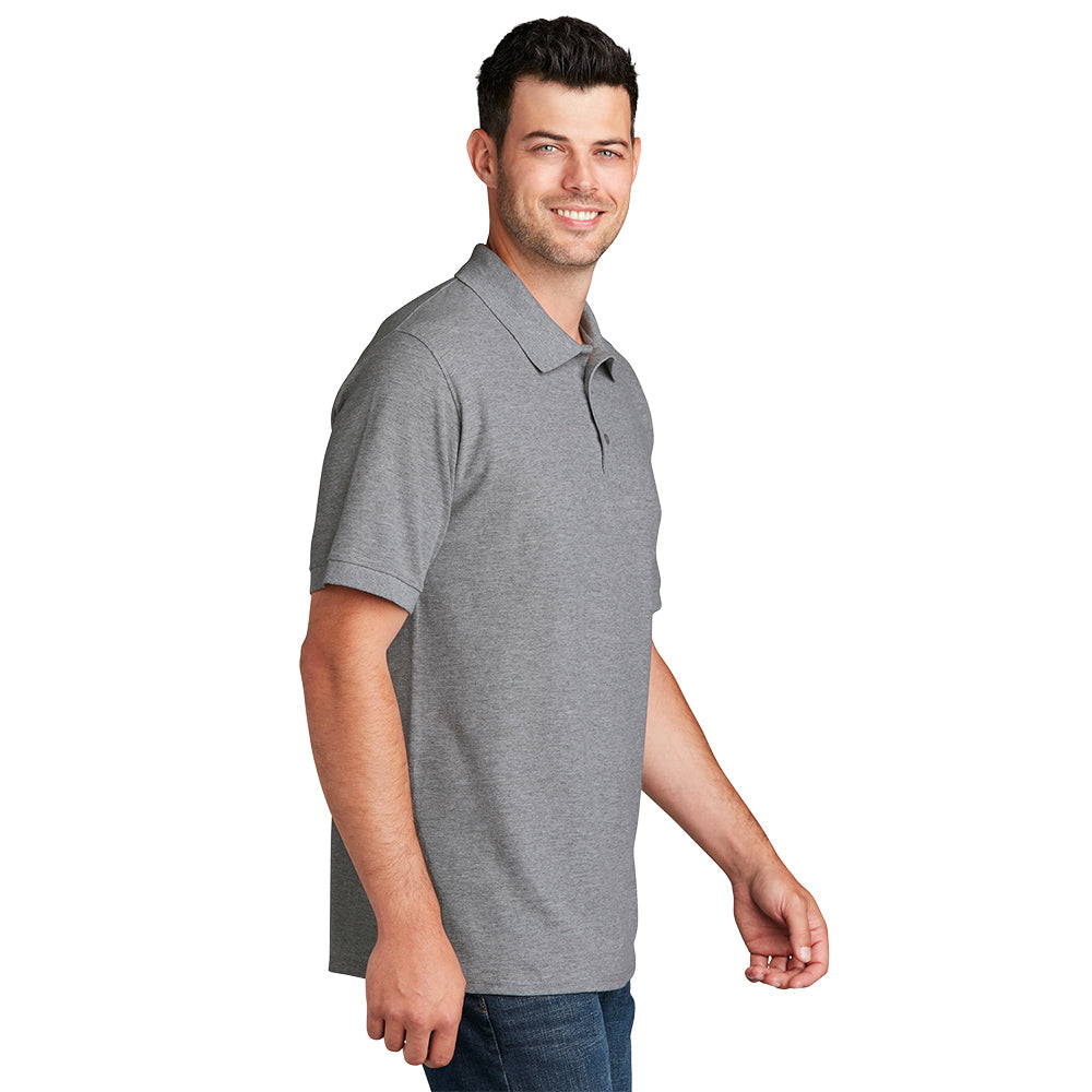 Port & Company® Core Blend Pique Polo - Athletic Heather