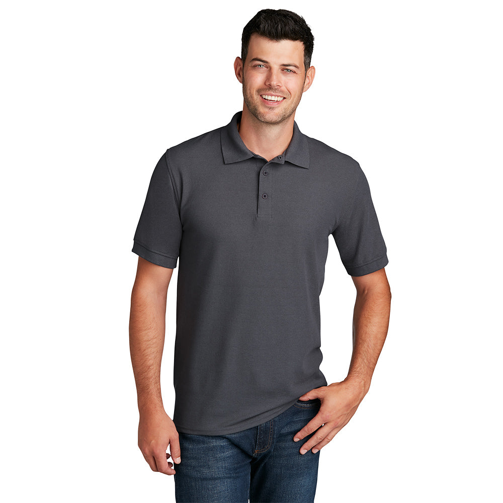 Port & Company® Core Blend Pique Polo - Charcoal