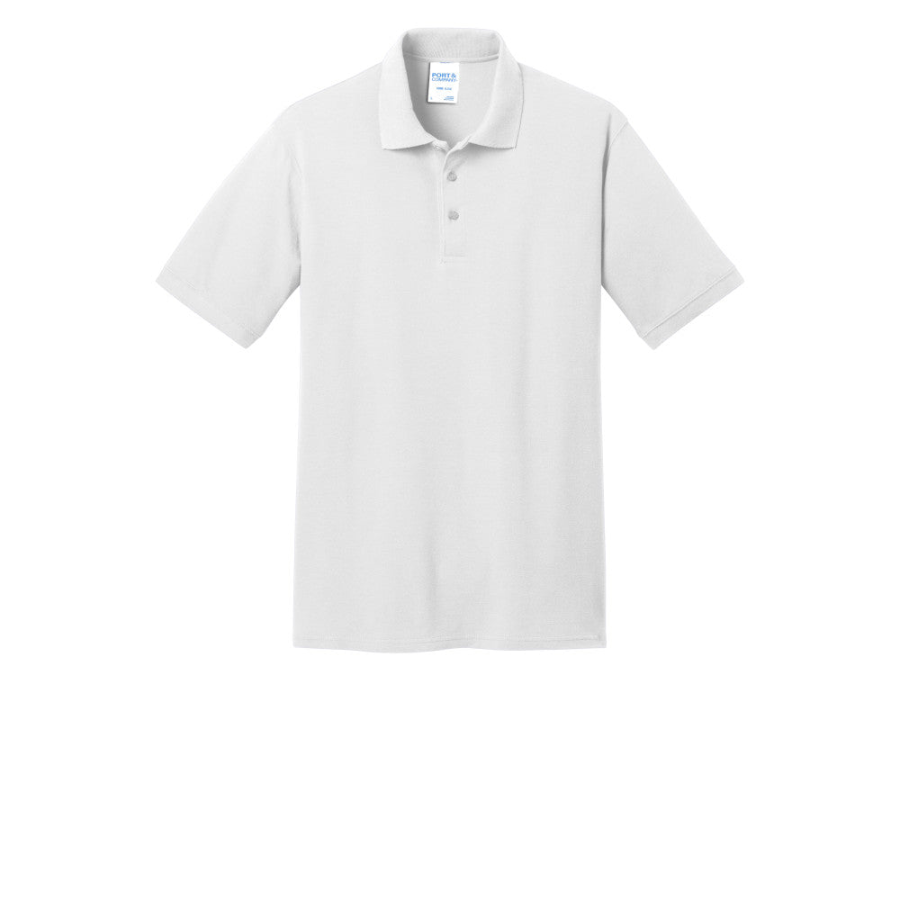 Port & Company® Core Blend Pique Polo - White