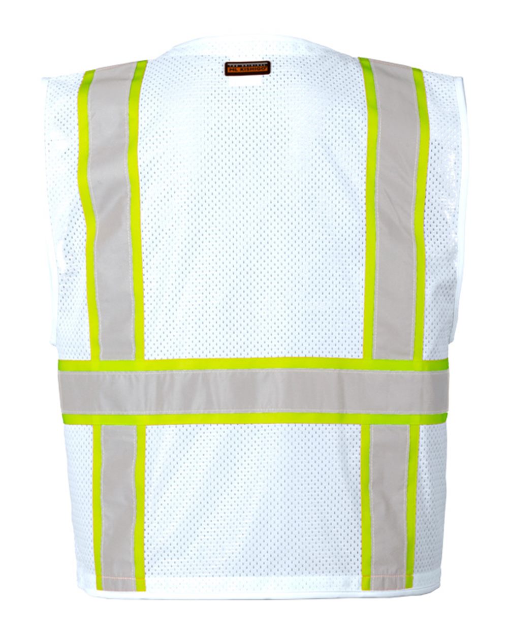 Kishigo - EV Series® Enhanced Visibility Multi-Pocket Mesh Vest -White